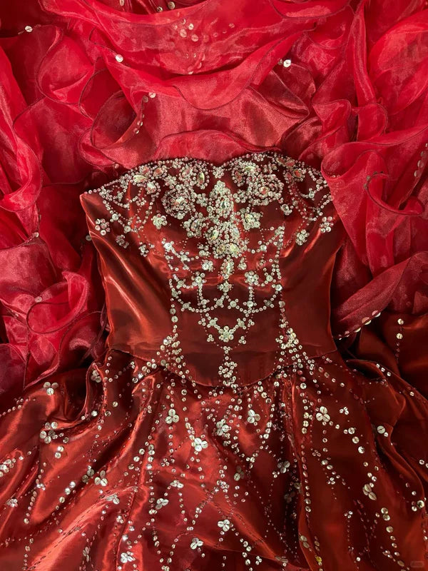 Burgund Wunderschöne Süße A-linie Mädchen quinceanera kleid Geburtstag Party Prom Kleid 16 Jahre Alt Kleid gh4316