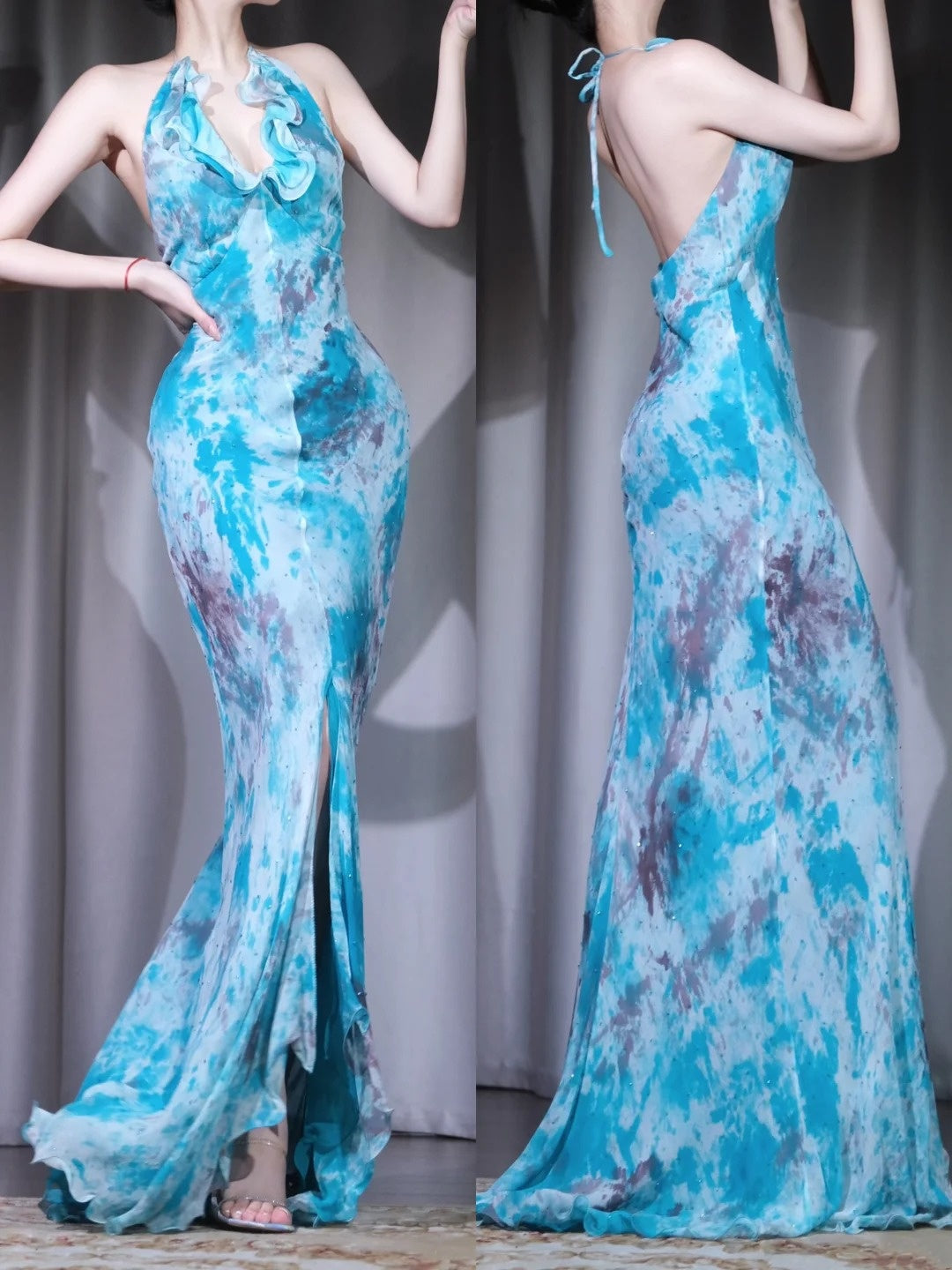 Nouvelle robe de soirée rétro tendance, robe romantique, robe pour un rendez-vous galant gh6511