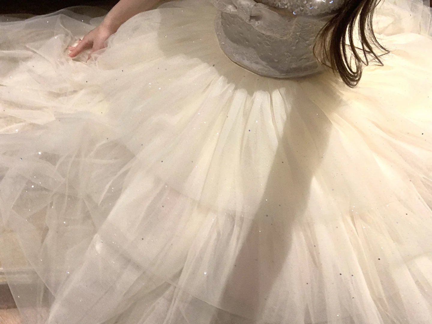 White Sparkly Sweet Cute Elegant Midi/Short Tulle Sequin Homecoming Dress Evening Dress Birthday Party Dress Prom Dress Prom Dress gh4078