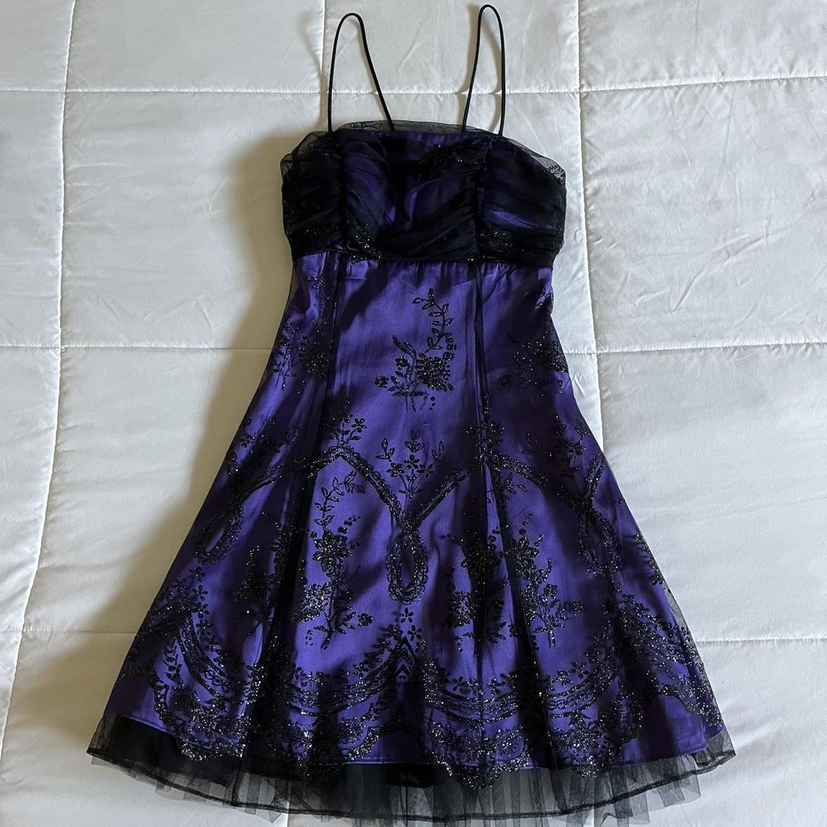 girlhomeshops--Beige/Purple/Red Retro Fashion Unique Short chiffon Homecoming Dress Birthday Outfit gh5613