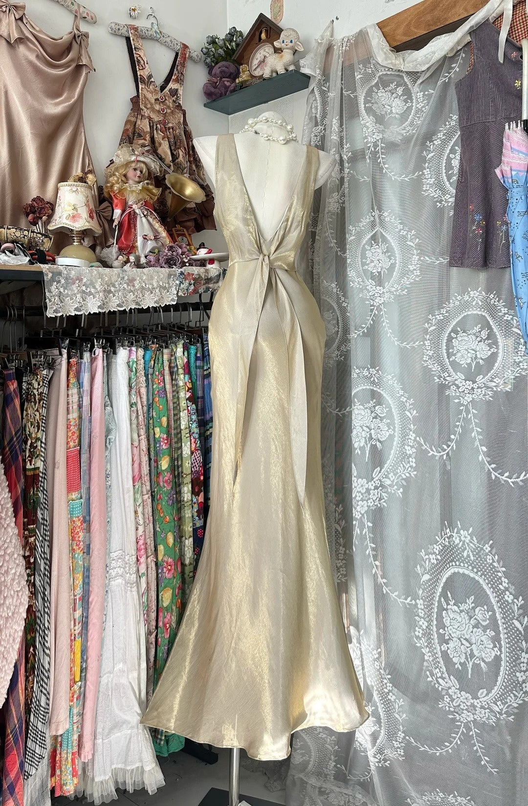 Kurzes rosa Retro-Kleid, Geburtstagskleid gh6689