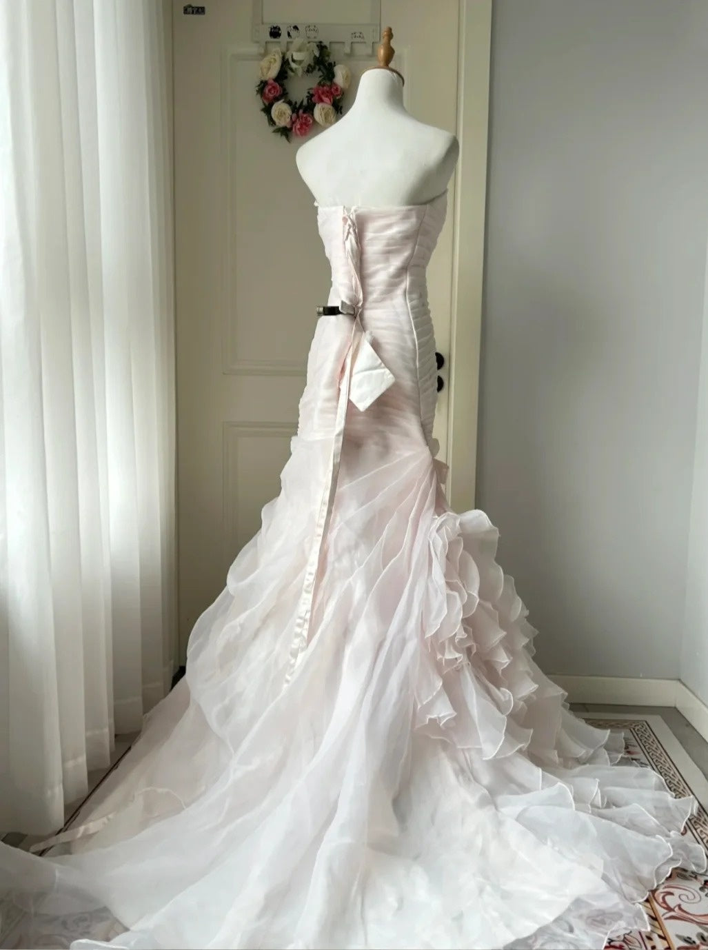 Girlhomeshops - Robe de soirée longue princesse en tulle rose, robe de bal, robes de Quinceanera, gh5982