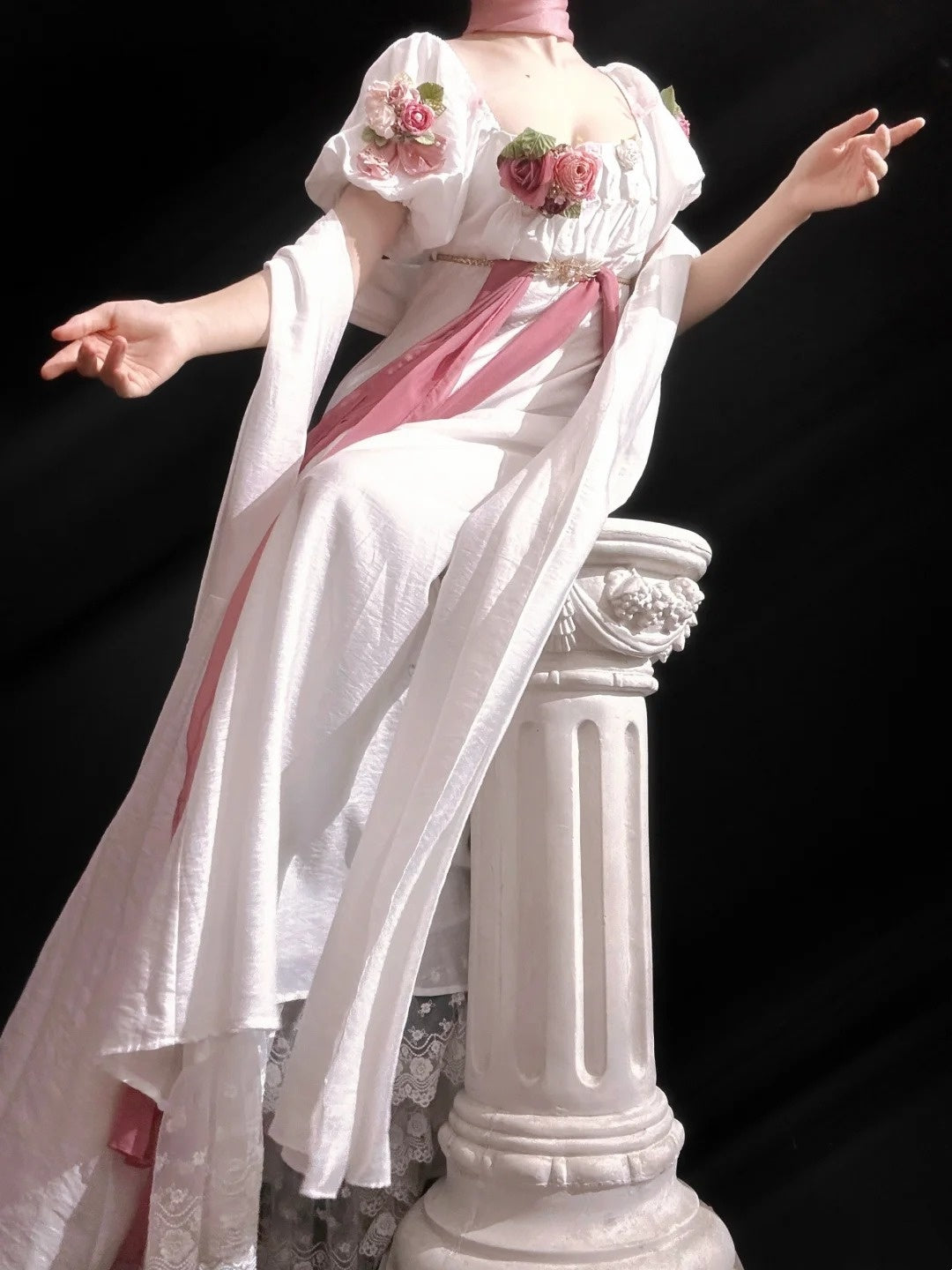 Pink Palace Elegant Girl Long Dress gh6656