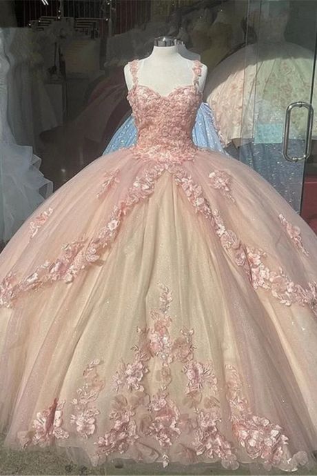 Robe de soirée longue en tulle rose/violet/vert avec appliques en dentelle douce gh909