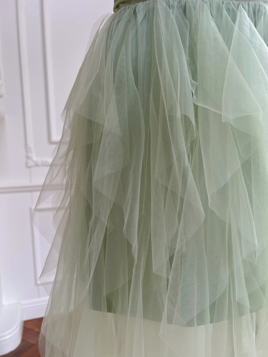 Green fantasy short chiffon fairy homecoming dress holiday party dress gh4765