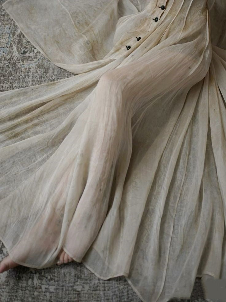 Girlhomeshops-New Retro Elegant Square Neck Summer New Long Chiffon Prom Dress Evening Dress Retro Wedding Bridesmaid Dress gh5251