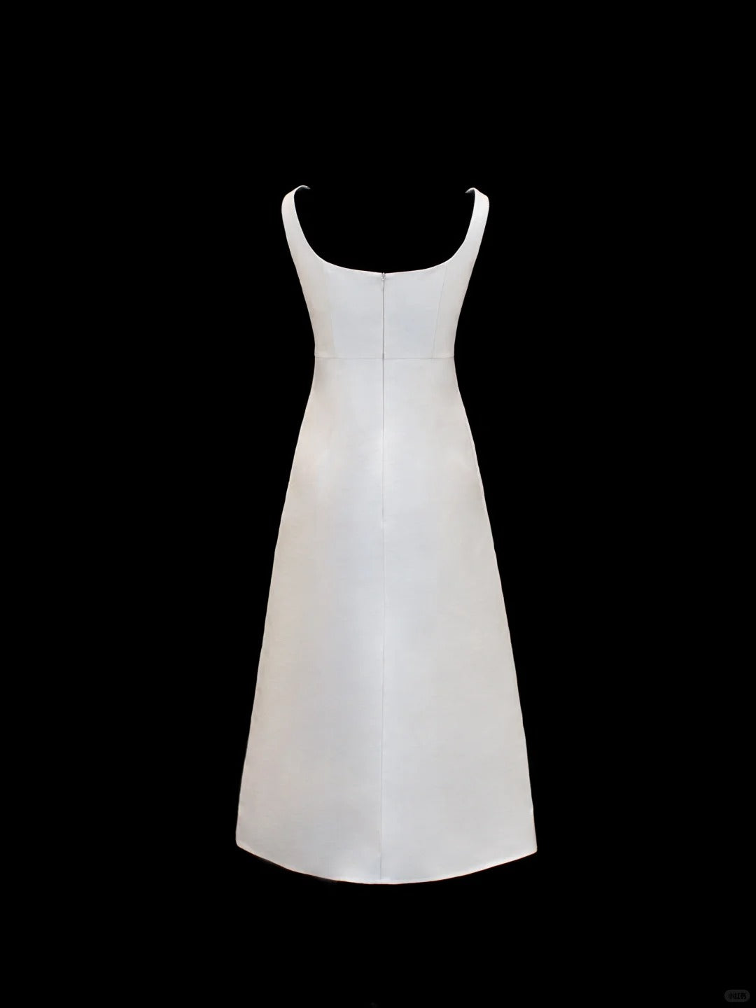 Girlhomeshops - Robe de soirée courte en satin blanc à fleurs délicates, robe d'anniversaire gh5375