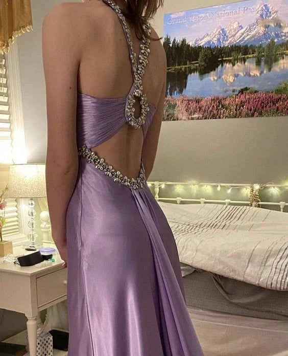 Robe de soirée longue en satin, robe de soirée, robe de soirée formelle, robe de soirée ...