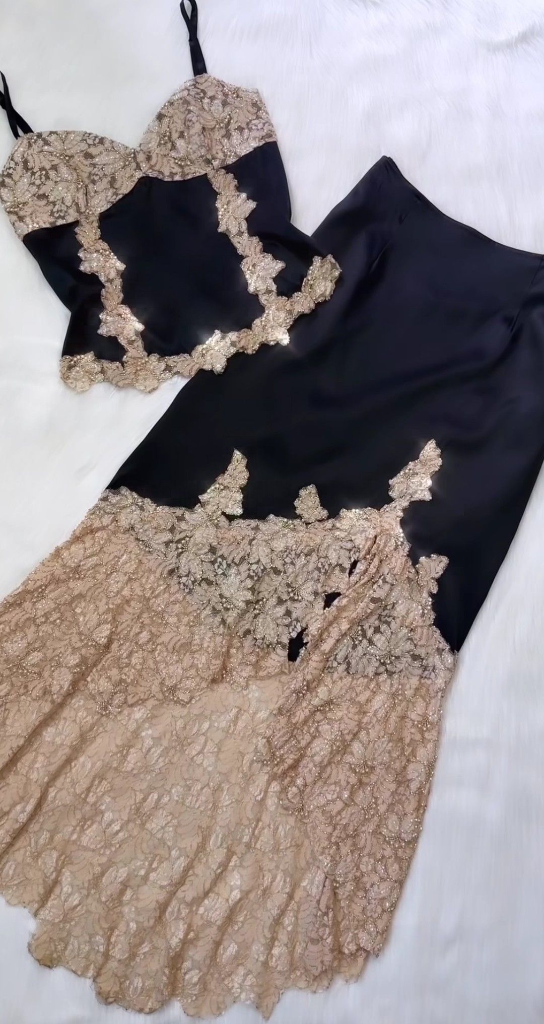 Girlhomeshops-Marineblaues, modisches, langes Chiffon-Zweiteiler-Kleid für Urlaub, Reisen, Party, Kleid gh5009