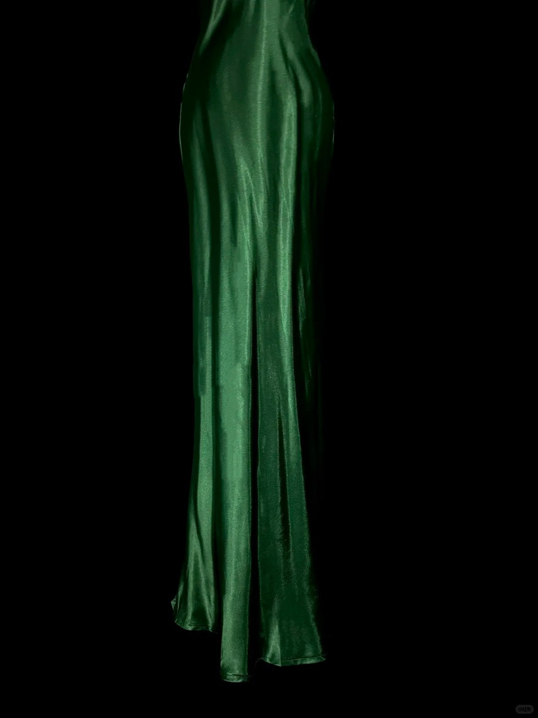 Robe de soirée longue en satin vert élégant, robe de bal, robe de soirée gh4694
