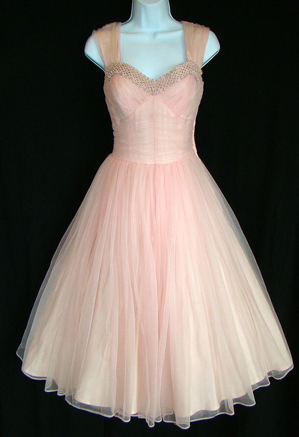 girlhomeshops--Vintage Elegant Midi Tulle Homecoming Dress gh5629