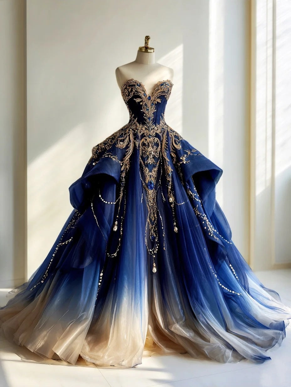 Luxurious And Gorgeous Long Ball Gown gh6714