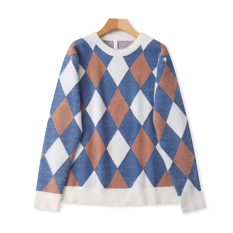 Women's autumn and winter mohair long-sleeved sweater, loose fit, slimming, silky knit cardigan top 11384