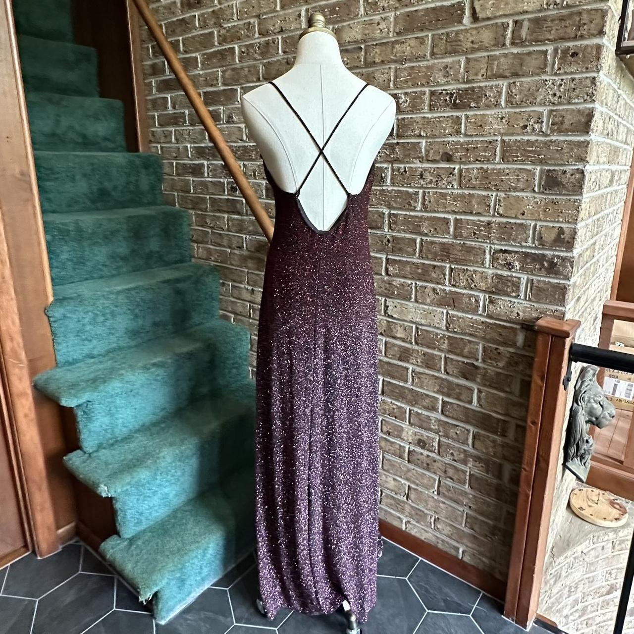 Robe de soirée longue à paillettes, style rétro, bordeaux, noir, brillante, élégante, bretelles spaghetti, robe de bal, robe d'anniversaire, robe de bal, gh3955