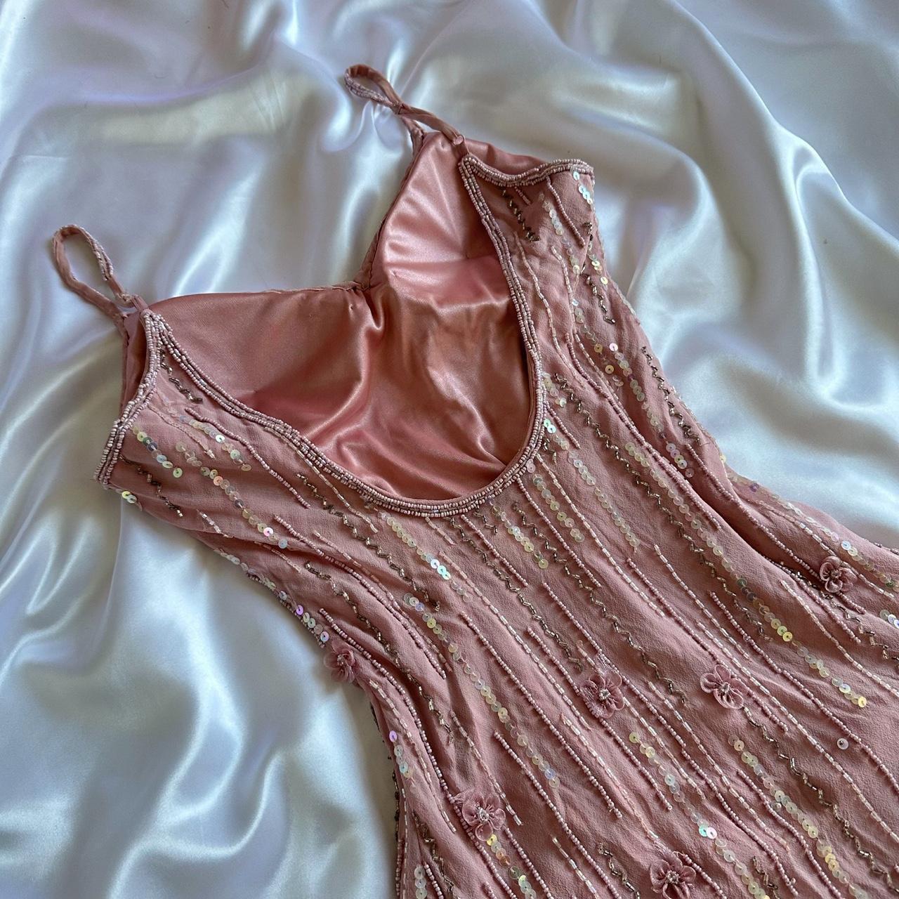 🩰✨ Zartrosa Sakura, luxuriös, hinreißend, märchenhaft, Fantasie, Retro-Mode, exquisite Perlen, Pailletten, 3D-Applikation, lang, elegant, fließend, Chiffon, Ballkleid, Abendkleid, Partykleid, Abschlussballkleid, gh3870