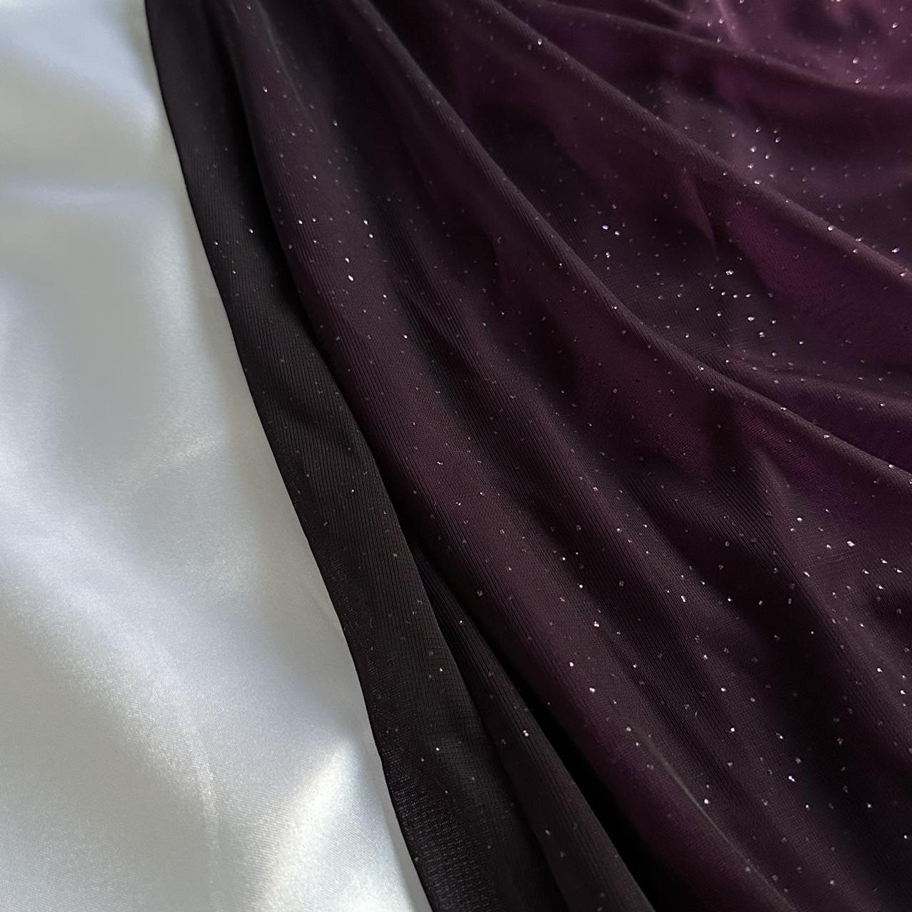 Charming Deep Purple Shiny Fashion Elegant Strap Long Chiffon prom dress Evening Dress Party Dress gh3593