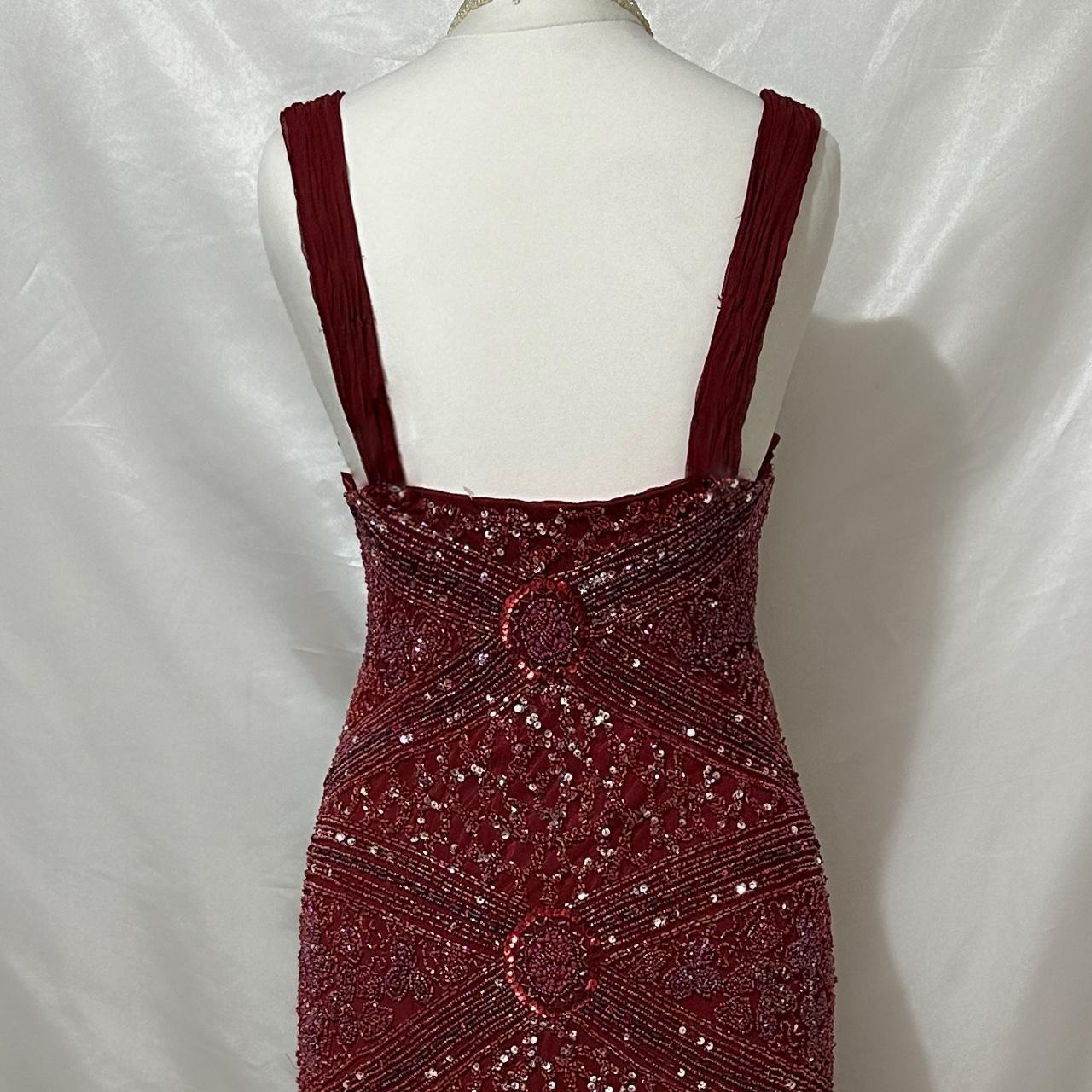 Red gorgeous luxury elegant exquisite beading shiny vintage fashion long elegant tulle ball gown evening dress birthday party dress prom dress gh3644