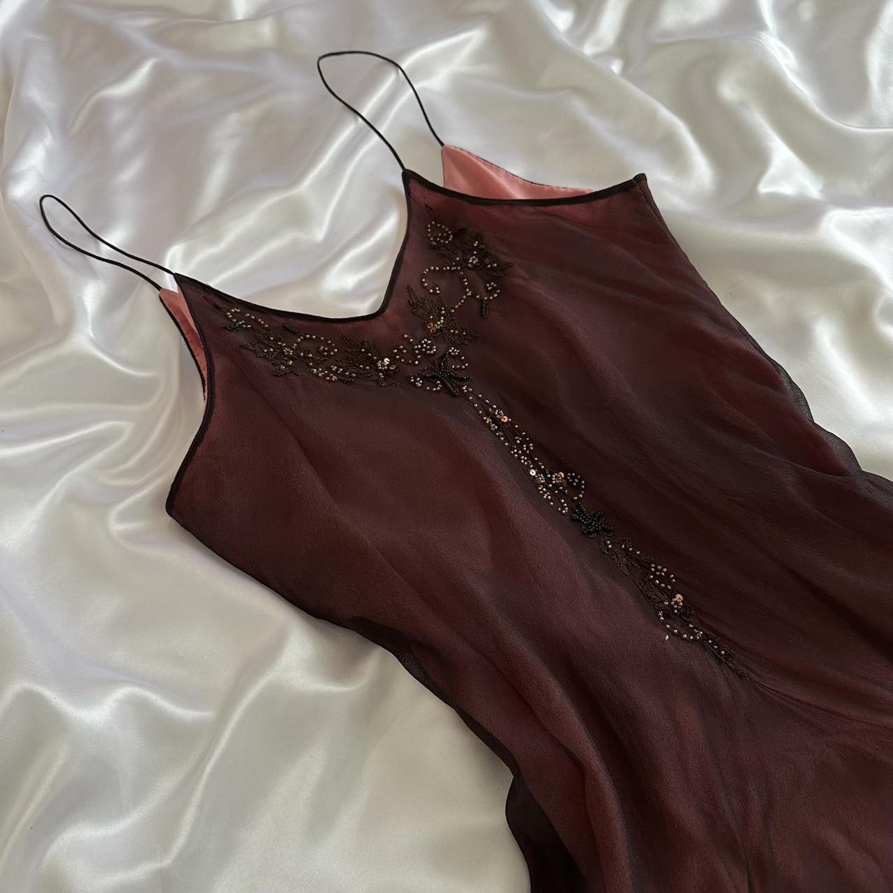 Robe de soirée longue en mousseline de soie et tulle, magnifique, élégante et exquise, à bretelles spaghetti, motif floral, robe de bal, gh3901