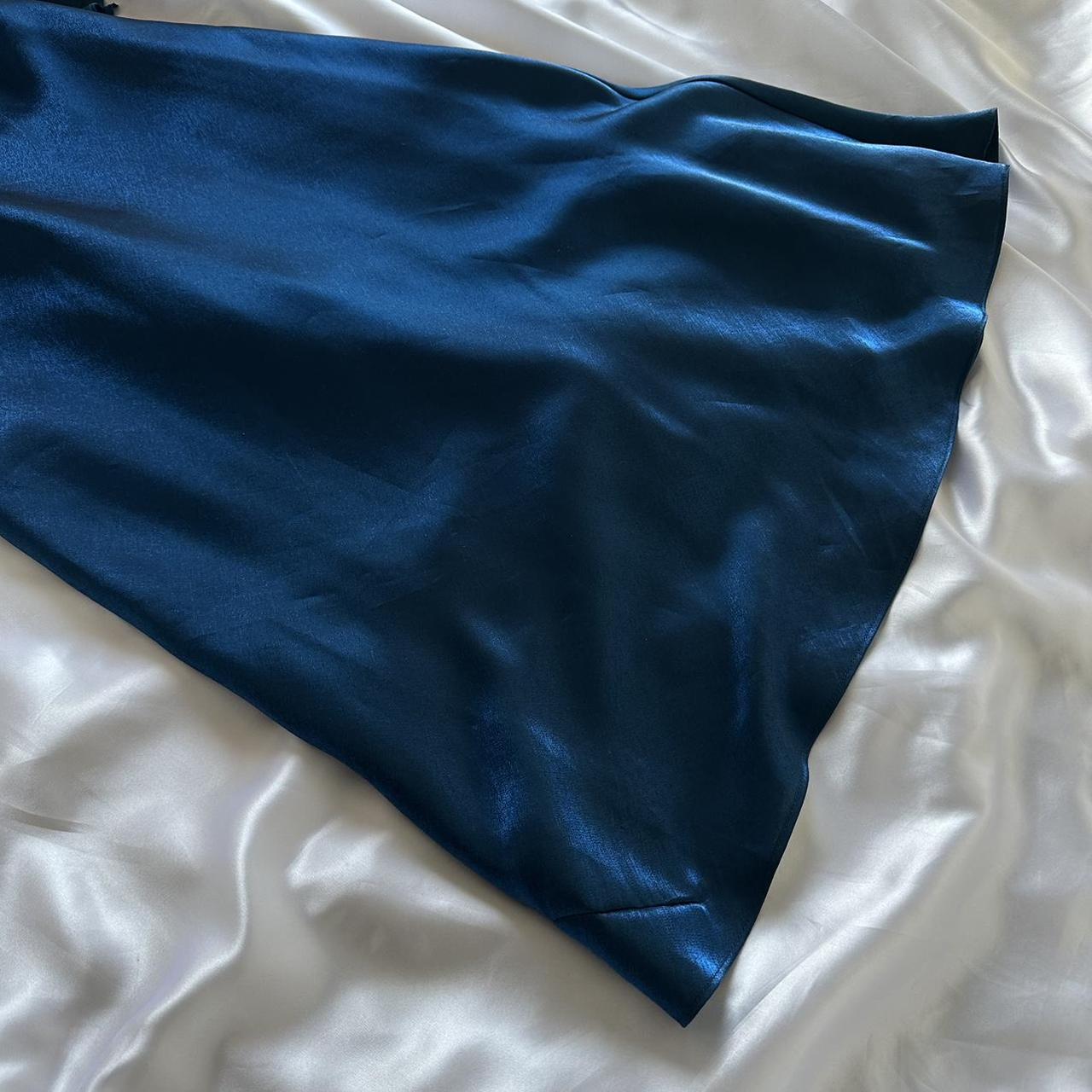 Navy blue stylish elegant spaghetti strap long chiffon prom dress evening dress party dress gh3638