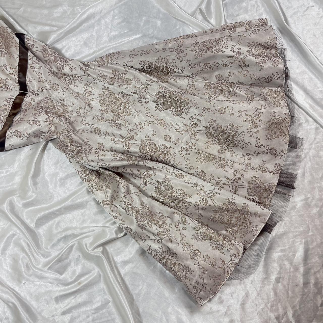 Floral Short Satin Formal Prom Dress Fairy Homecoming Dress gh4601