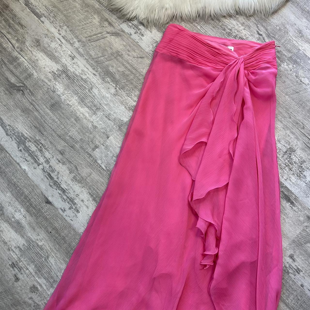 Pink Beaded Beautiful Elegant Two Piece Maxi Vacation Party Dress gh4309