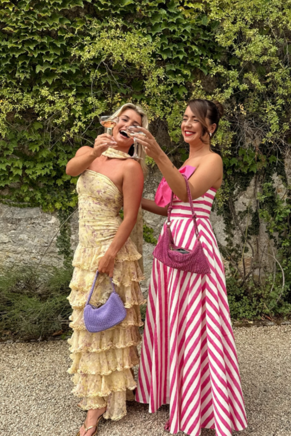 (Dress fabrics are out of stock, only other floral fabrics can be made)Girlhomeshops-Yellow floral long chiffon party dress wedding guest dress gh5202