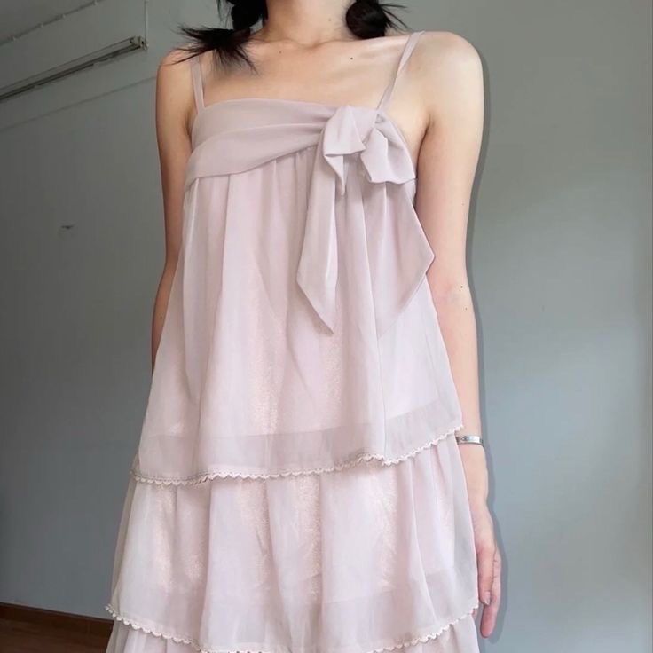 girlhomeshops--Pink Ruffled Short Spaghetti Strap Chiffon Homecoming Dress gh5682