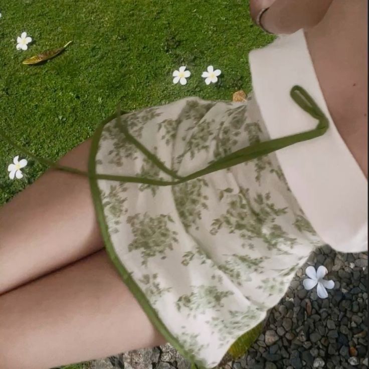 Girlhomeshops-Green floral short chiffon new homecoming dress gh5260