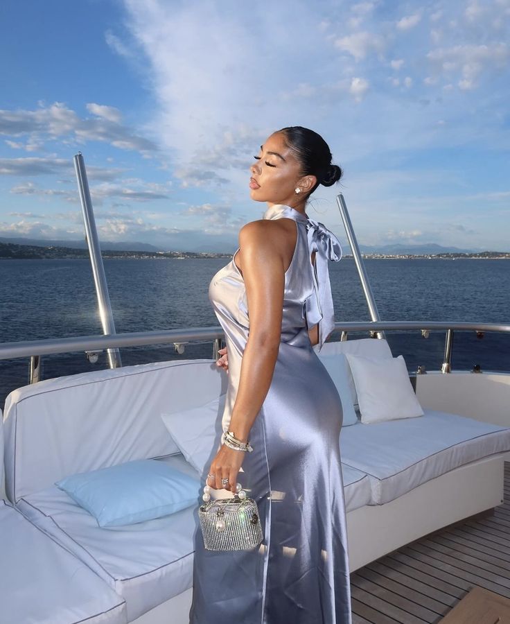 Silber einfarbig sling elegante einfache lange abendkleid partykleid gh3027