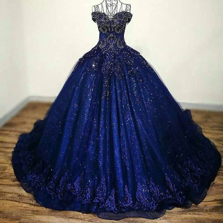 Robe de soirée longue en tulle bleu foncé, magnifique, élégante et exquise, ligne A, perlée, gh3553