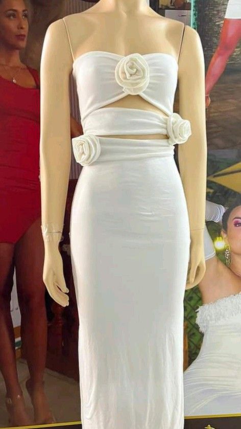 White Sexy Elegant Fashion Long Satin Evening Dress Prom Dress Wedding Guest Dress gh4195