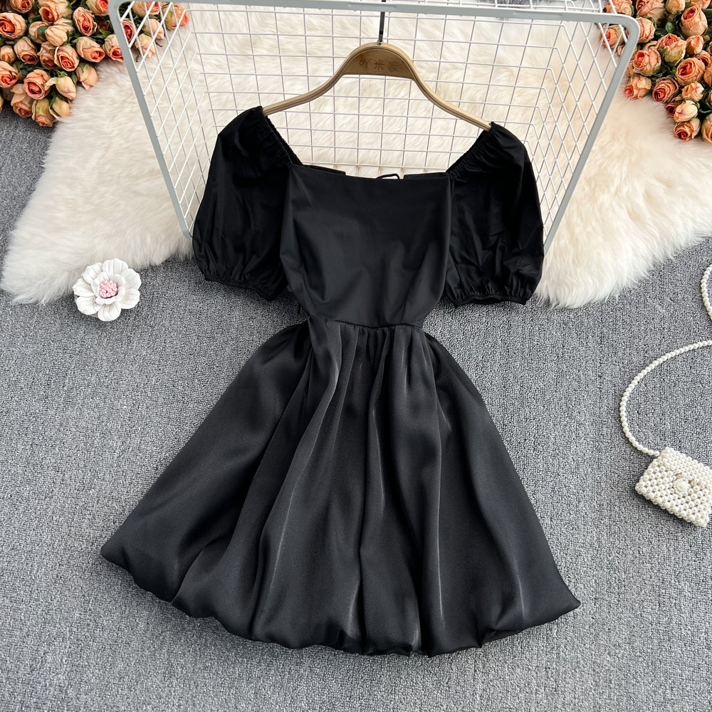 Cute A Line Short Dress Fashion Girl Dress 10746