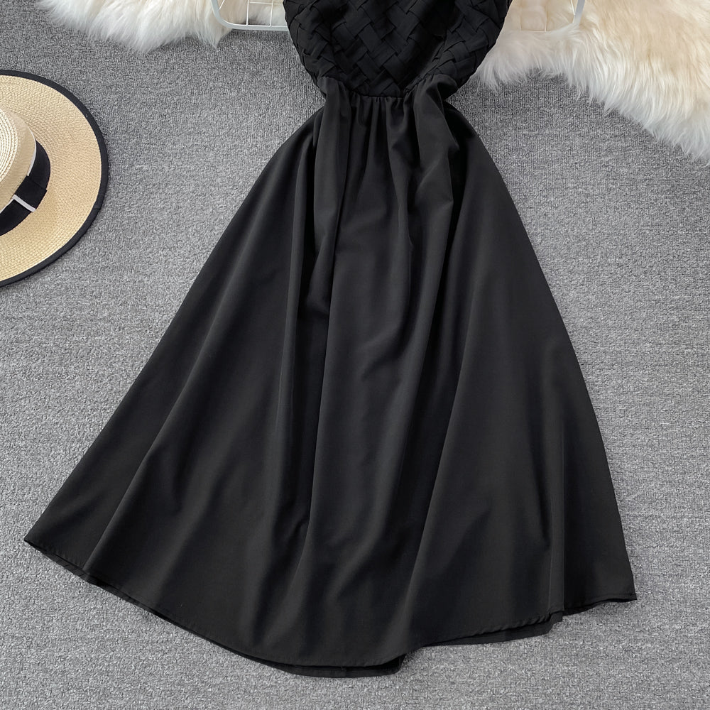 Nettes A-Linie kurzes Kleid Mode Mädchen Kleid 10730