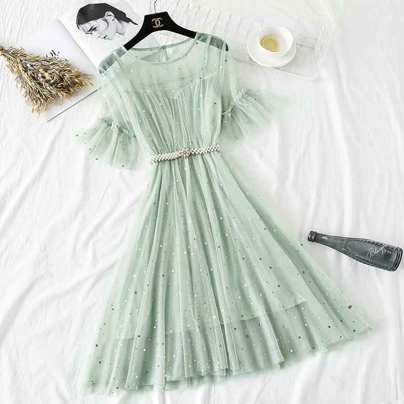 Star mesh dress fairy super sweet 4335