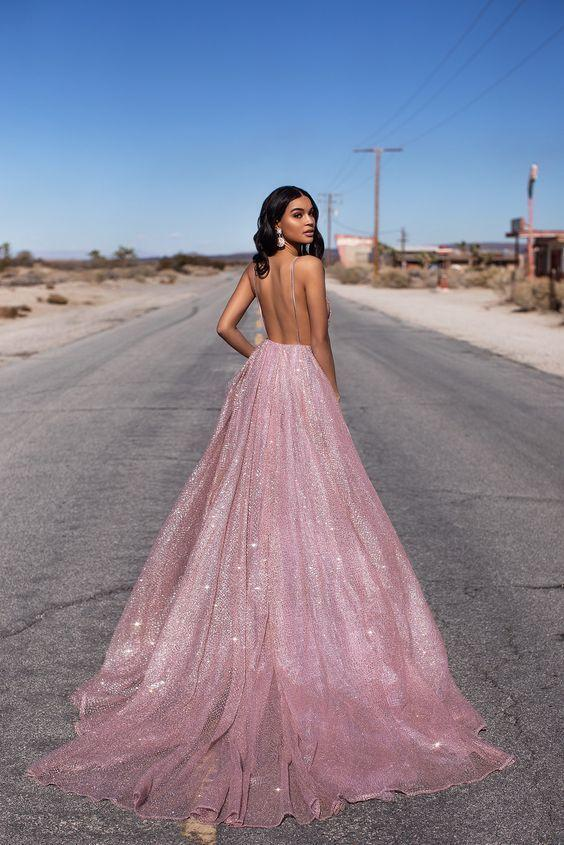 tulle sequin long prom dress formal dress gh1017