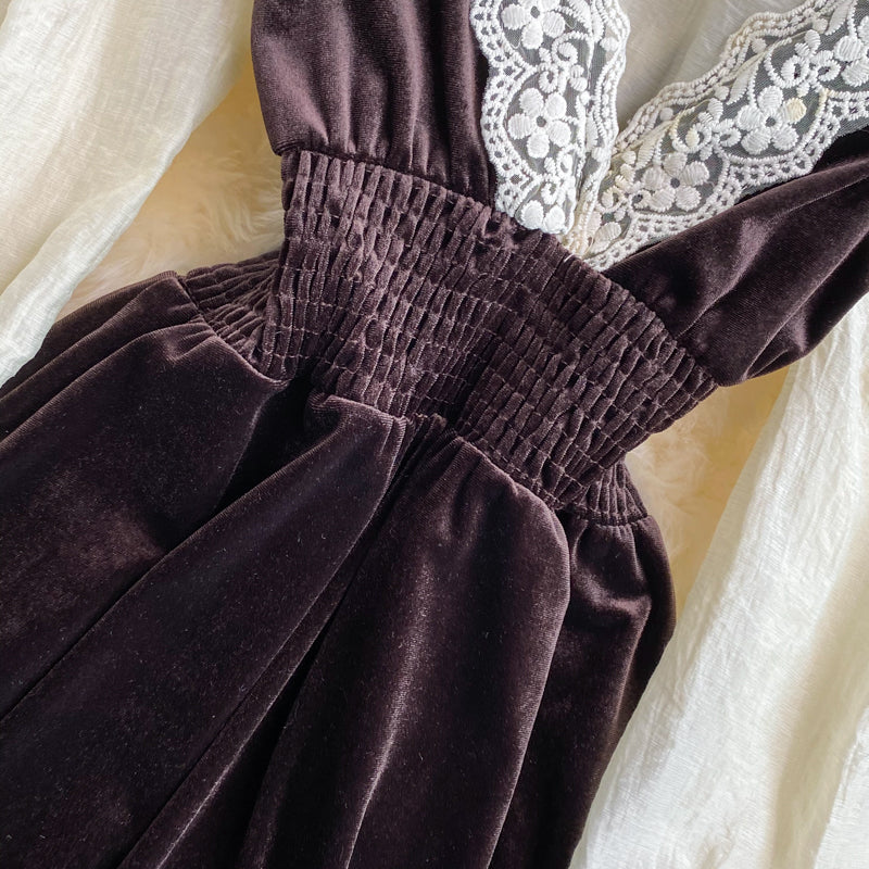 Cute lace two pieces dress fashion dress 403