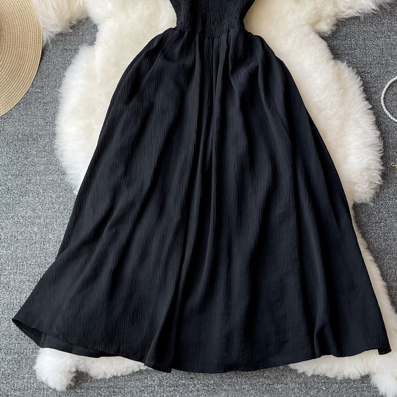 Süßes kurzes Kleid in A-Linie Modekleid 624