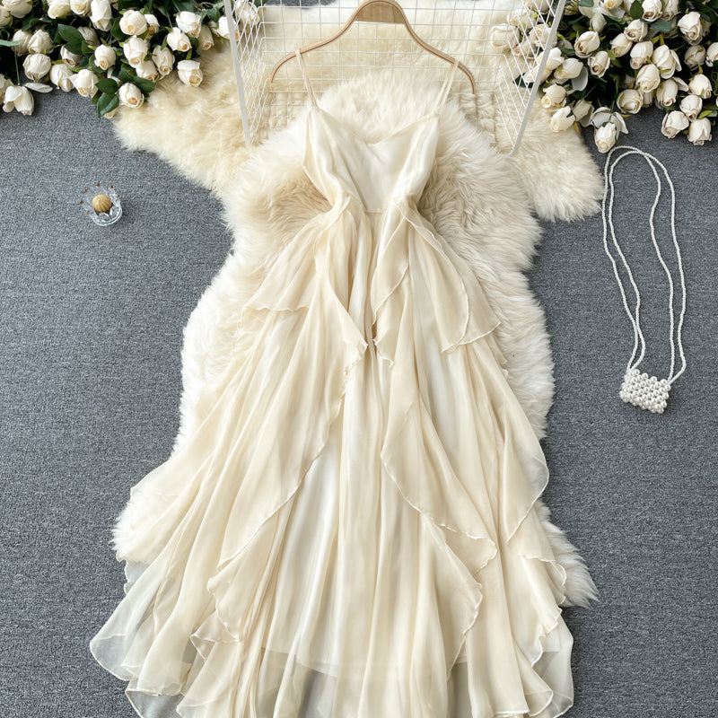 Süßes Tüllkleid in A-Linie Modekleid 617