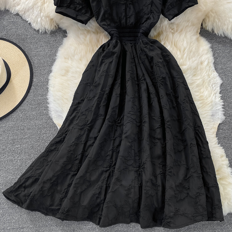 Robe courte à la mode douce en forme de A 545