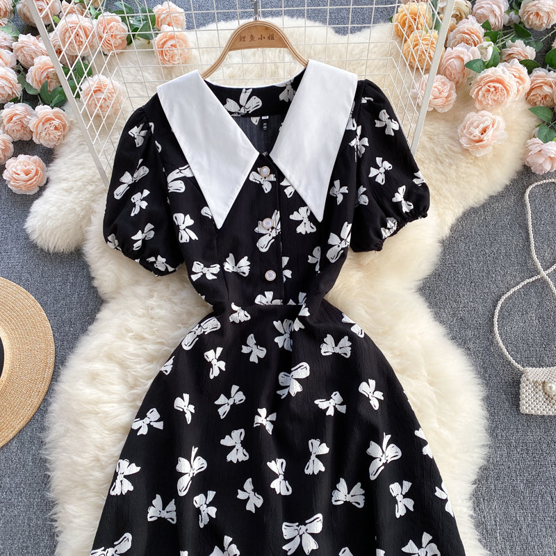 Robe courte mignonne à la mode 592