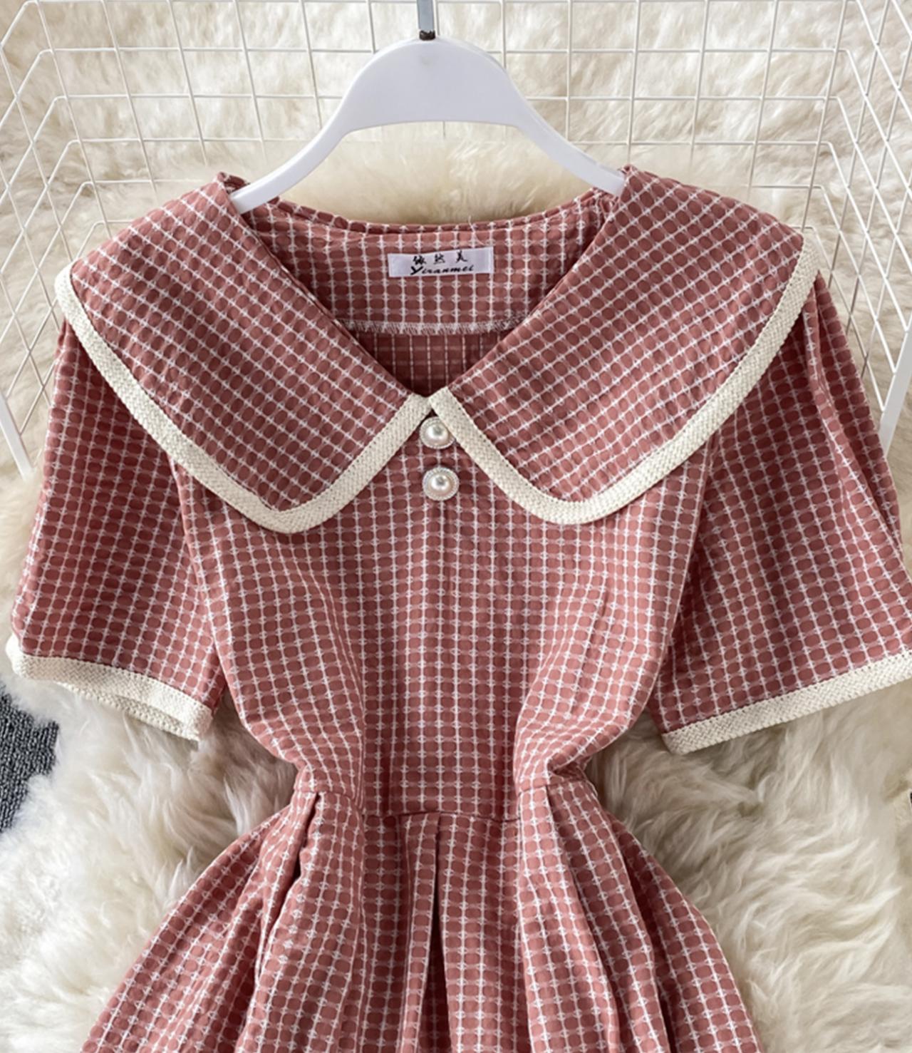 Sweet A line short dress fashion dress 655