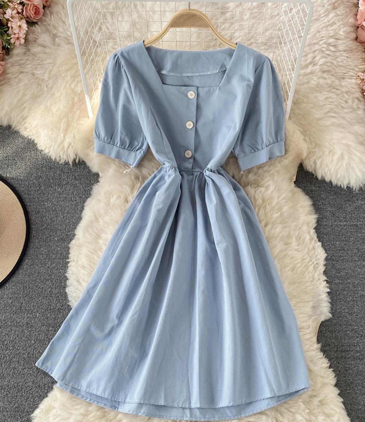 Cute A line short dress fashion dress 603