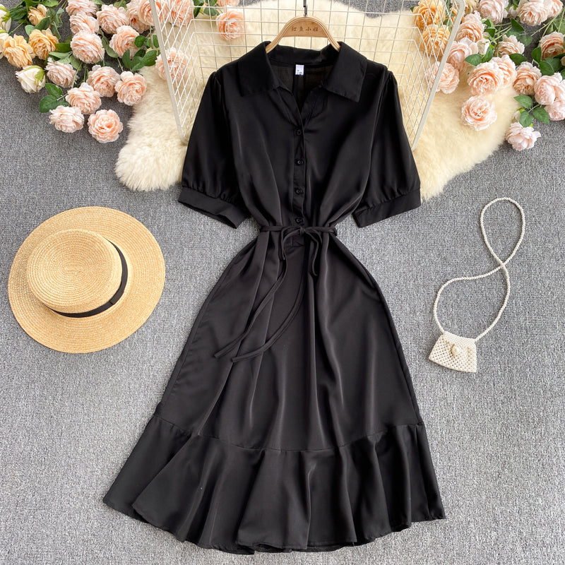 Elegant A line short dress fashion dress 577