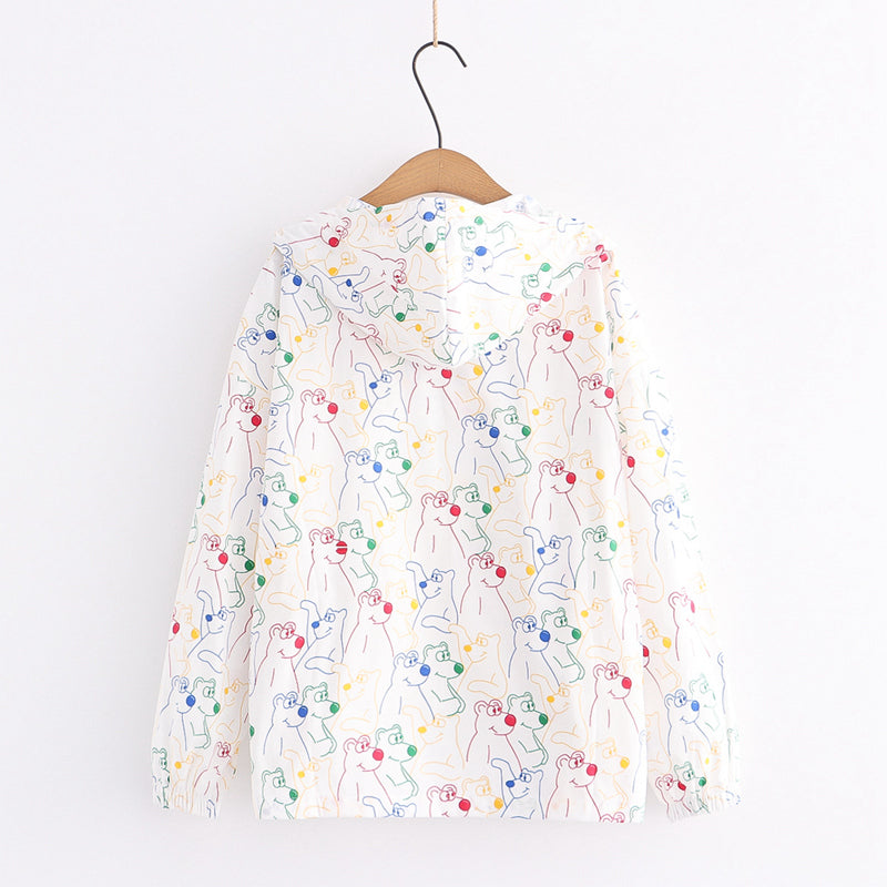 Schöne kleine Bären-Langarmmäntel 286