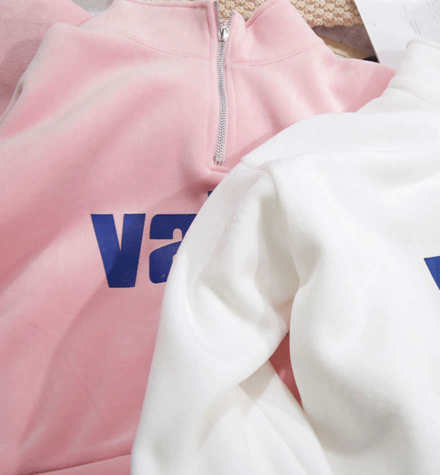 Loose Letter Tops Langarm T-Shirt 234