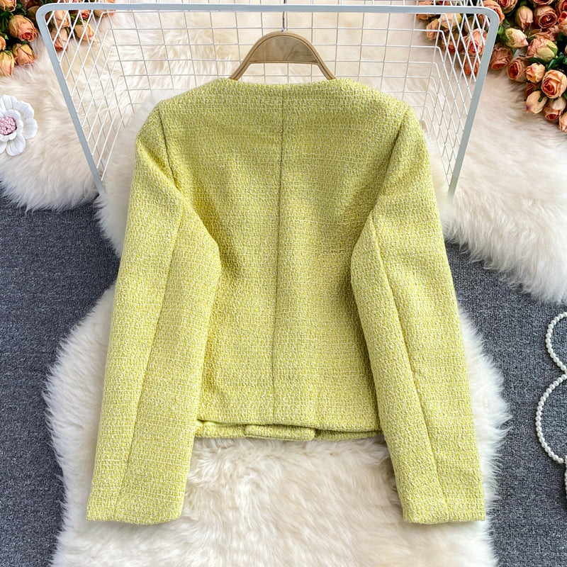 Small fragrance coat women's new short style temperament 1640