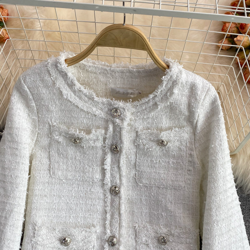 Promi Xiaoxiangfeng Tweed Kurzmantel 1661