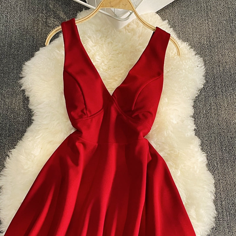 Jupe sexy taille haute à bretelles coréenne 3314