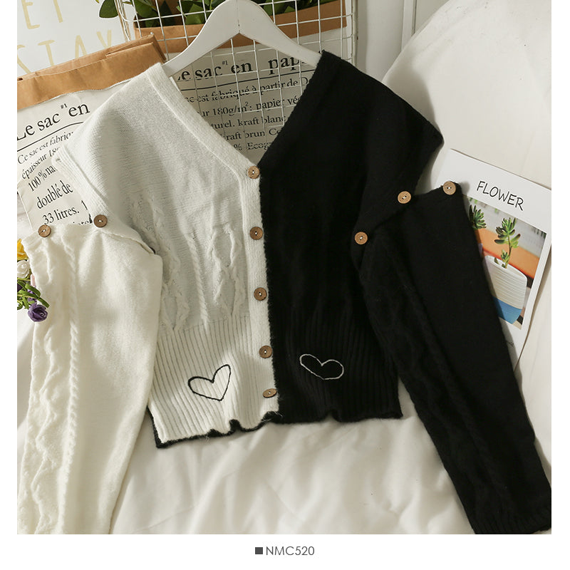 Französischer einreihiger Pullover mit Kontrastnähten in Minderheitenfarbe für Frauen 1931