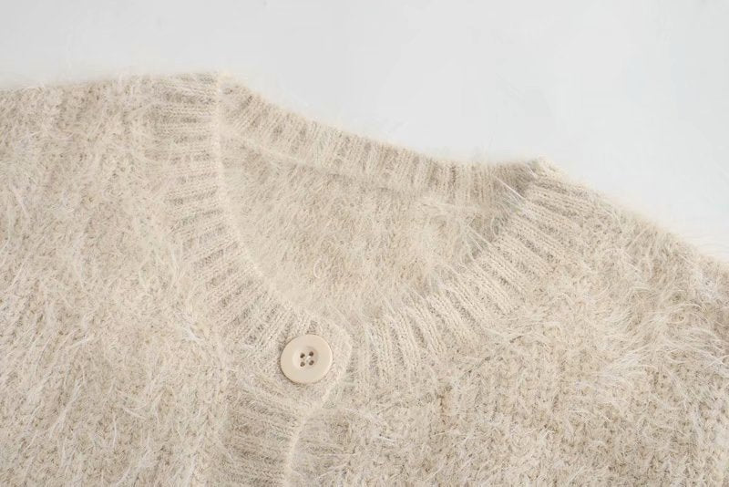 autumn row buttoned-down women's cardigan 1365